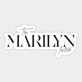 The Marilyn Factor Sticker